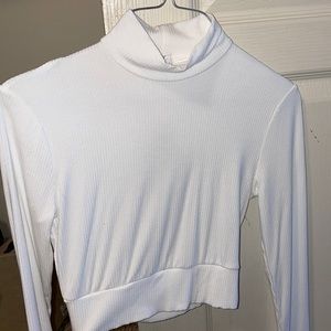 GARAGE | long sleeve open back top, size S